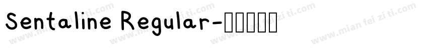 Sentaline Regular字体转换